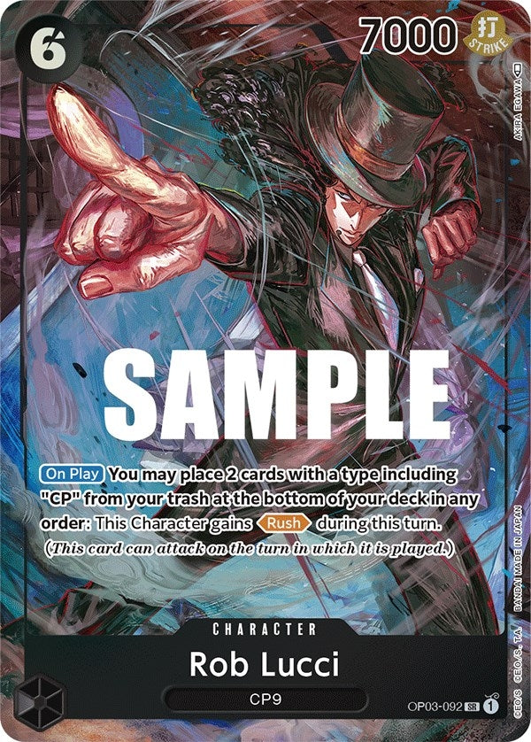 Rob Lucci 092 Alternate Art (OP03-092) [OP03]