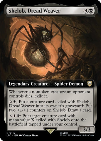 Shelob Dread Weaver Extended Art (112) [LTC]
