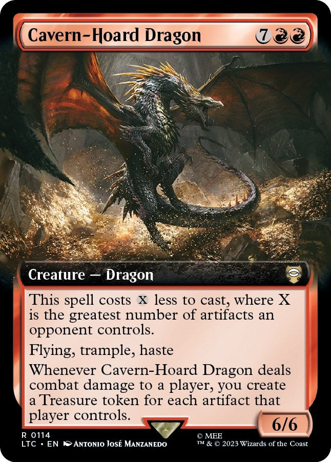 Cavern Hoard Dragon Extended Art (114) [LTC]