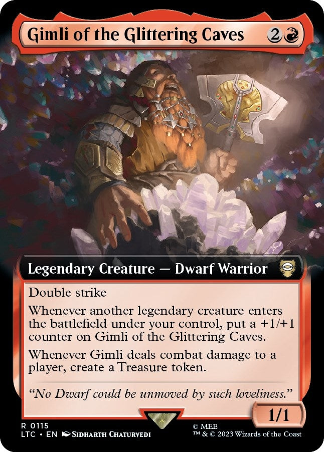Gimli of the Glittering Caves Extended Art (115) [LTC]