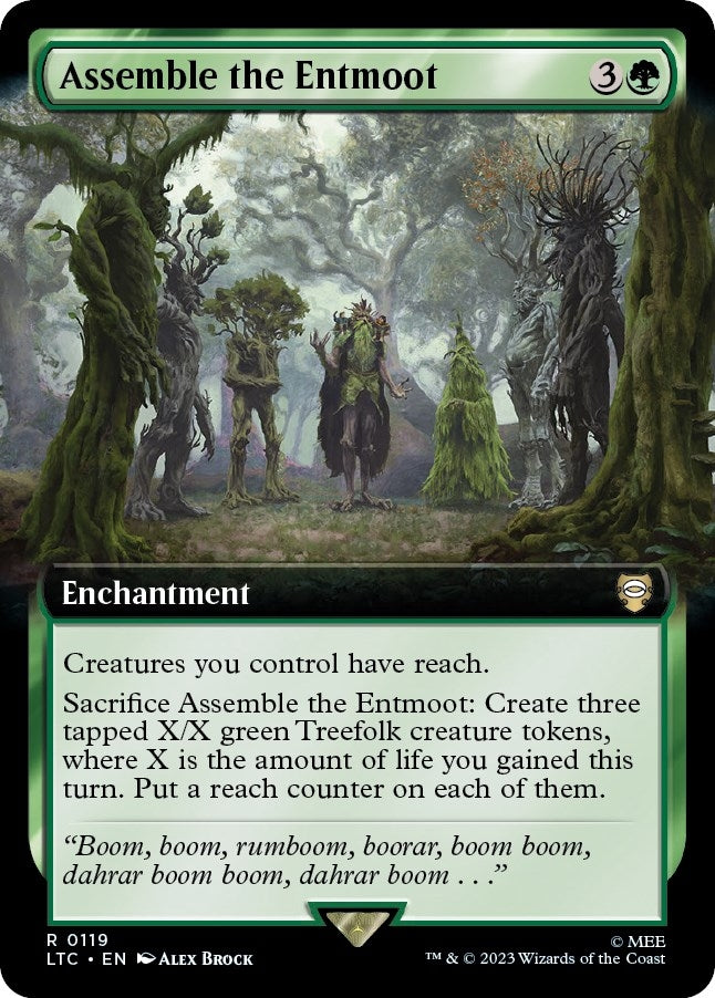 Assemble the Entmoot Extended Art (119) [LTC]