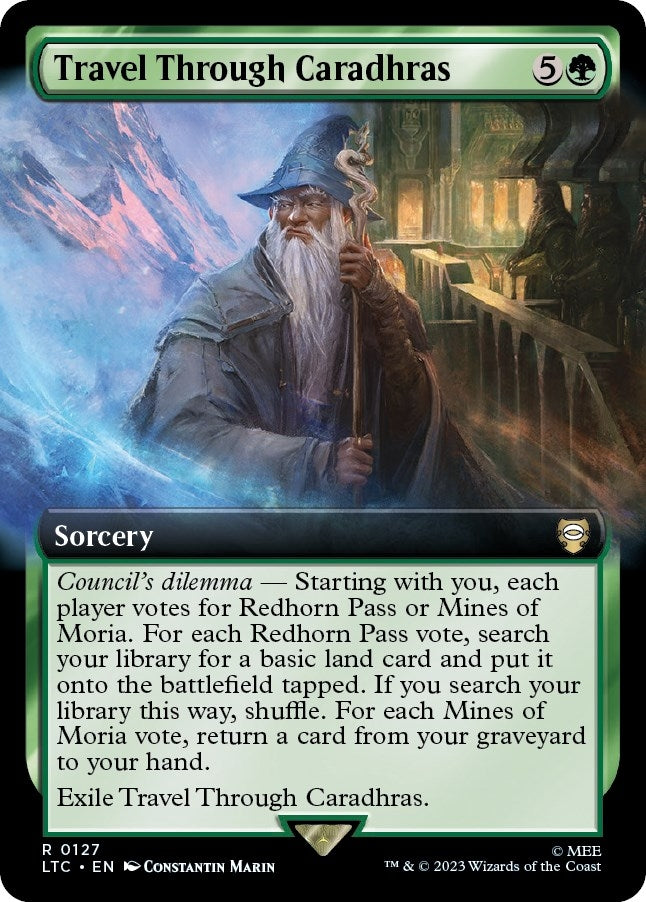 Travel Through Caradhras Extended Art (127) [LTC]