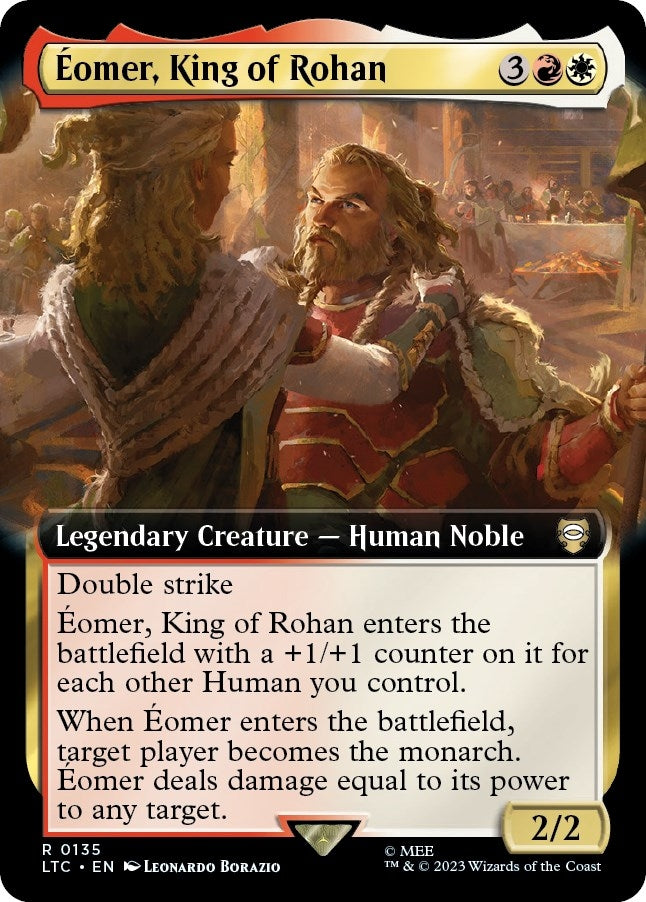 Eomer King of Rohan Extended Art (135) [LTC]