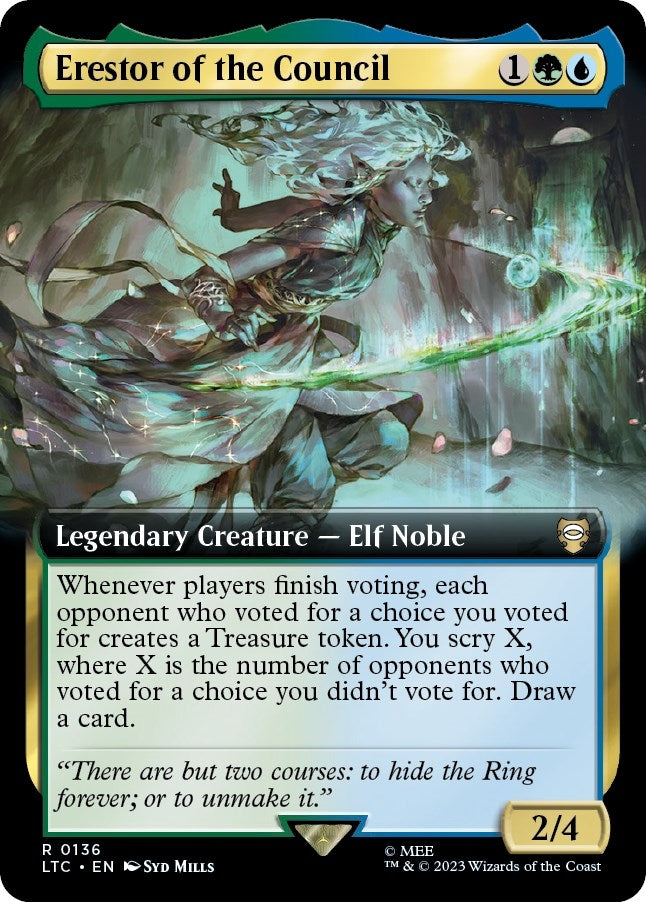 Erestor of the Council Extended Art (136) [LTC]