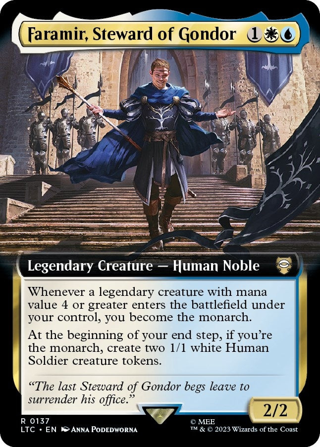 Faramir Steward of Gondor Extended Art (137) [LTC]