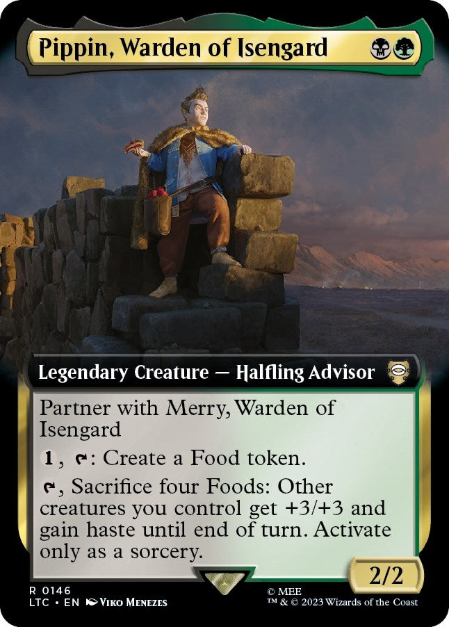 Pippin Warden of Isengard Extended Art (146) [LTC]