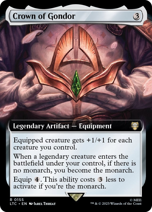 Crown of Gondor Extended Art (155) [LTC]