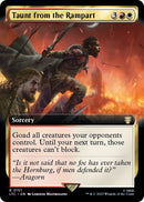 Taunt from the Rampart Extended Art (151) [LTC]