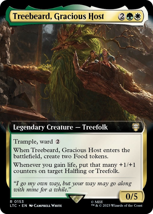 Treebeard Gracious Host Extended Art (153) [LTC]