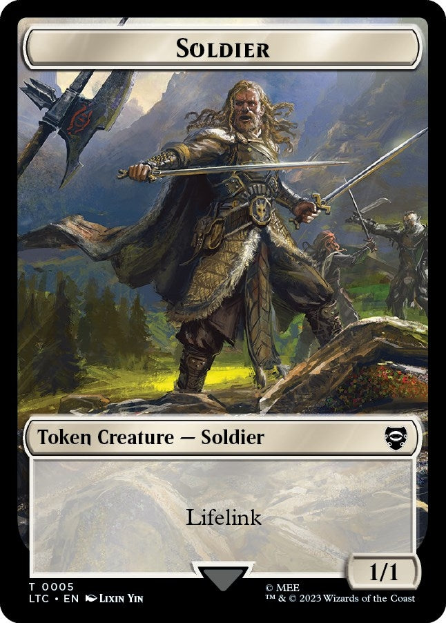 Soldier Food 0010 Double Sided Token (5 // 10) [LTC]