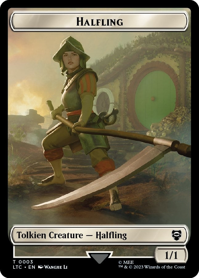 Halfling Treasure Double Sided Token (3 // 12) [LTC]