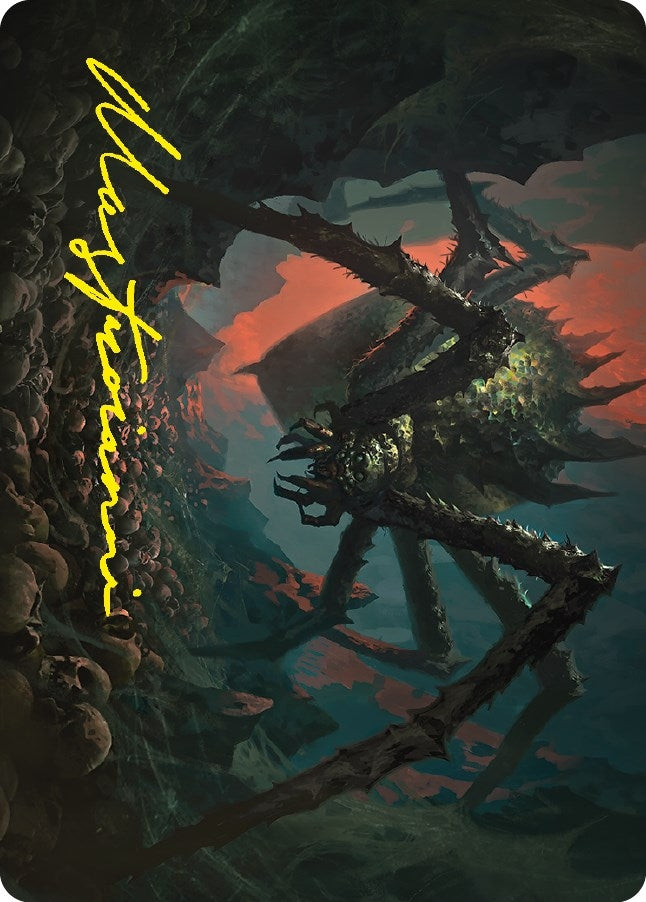 Shelob Child of Ungoliant Art Card Gold Stamped Signature (23) [ASLTR]