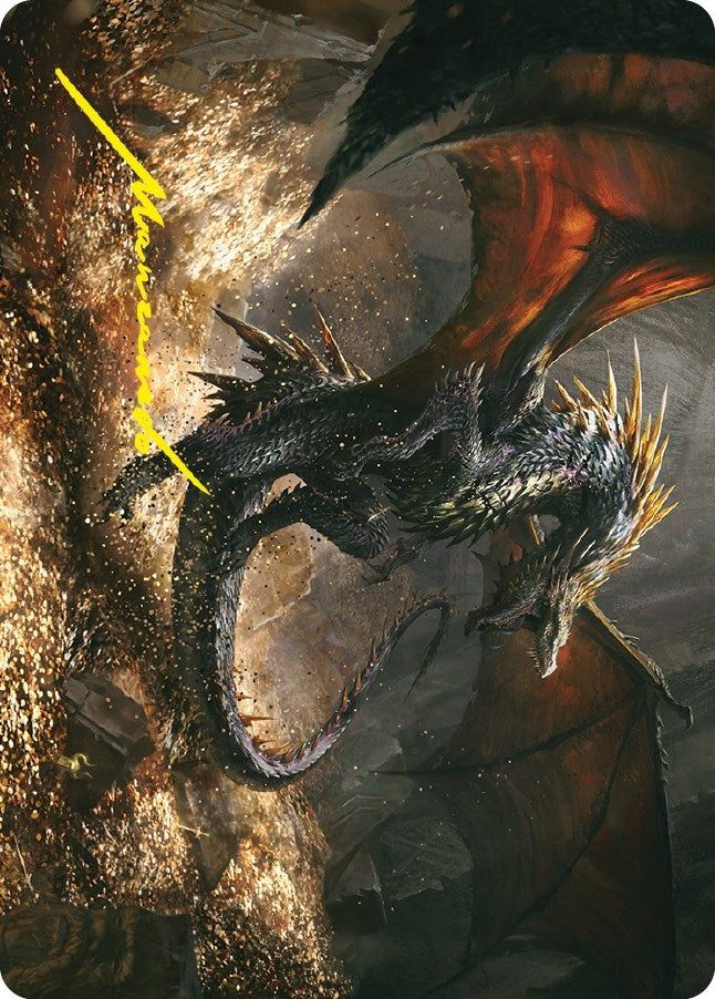 Cavern Hoard Dragon Art Card Gold Stamped Signature (61) [ASLTR]