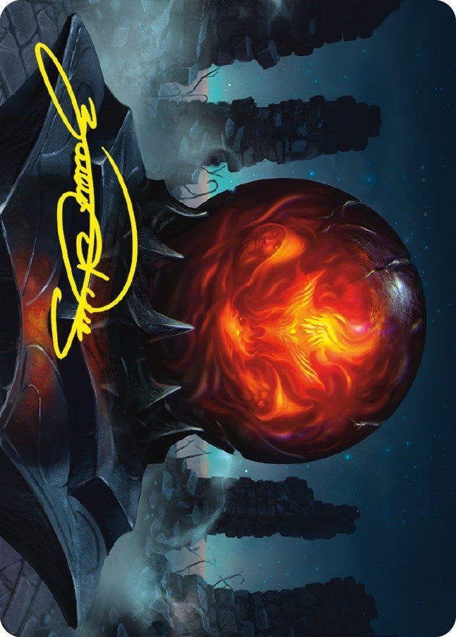Commanders Sphere Art Card Gold Stamped Signature (75) [ASLTR]