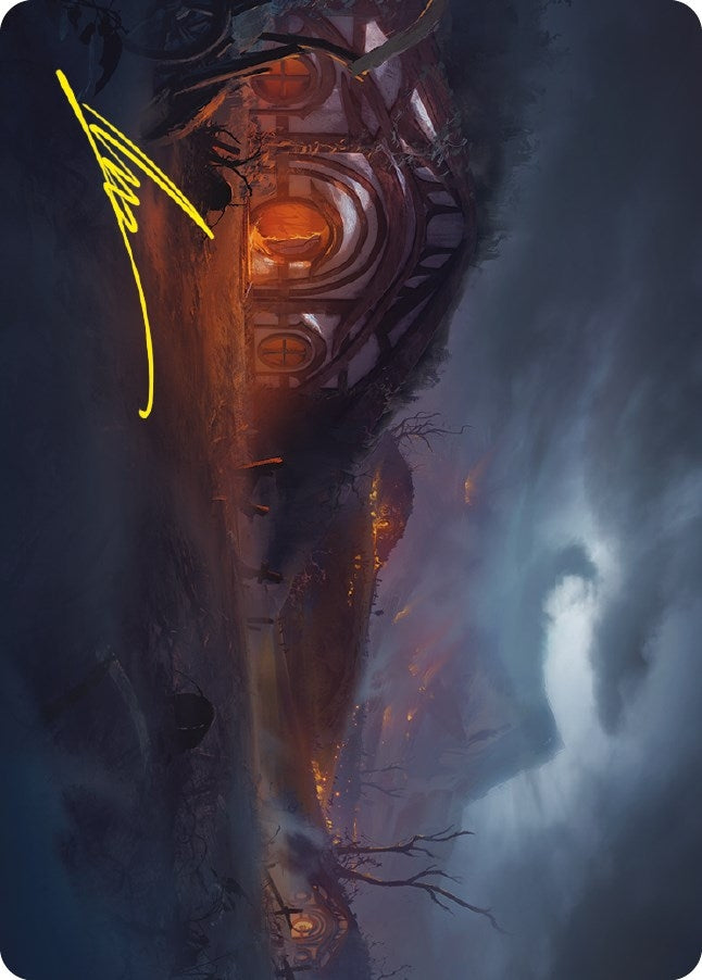 Field of Ruin Art Card Gold Stamped Signature (77) [ASLTR]