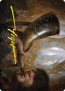 Horn of Gondor Art Card Gold Stamped Signature (29) [ASLTR]