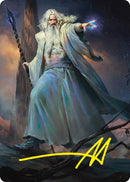 Saruman of Many Colors Art Card Gold Stamped Signature (20) [ASLTR]