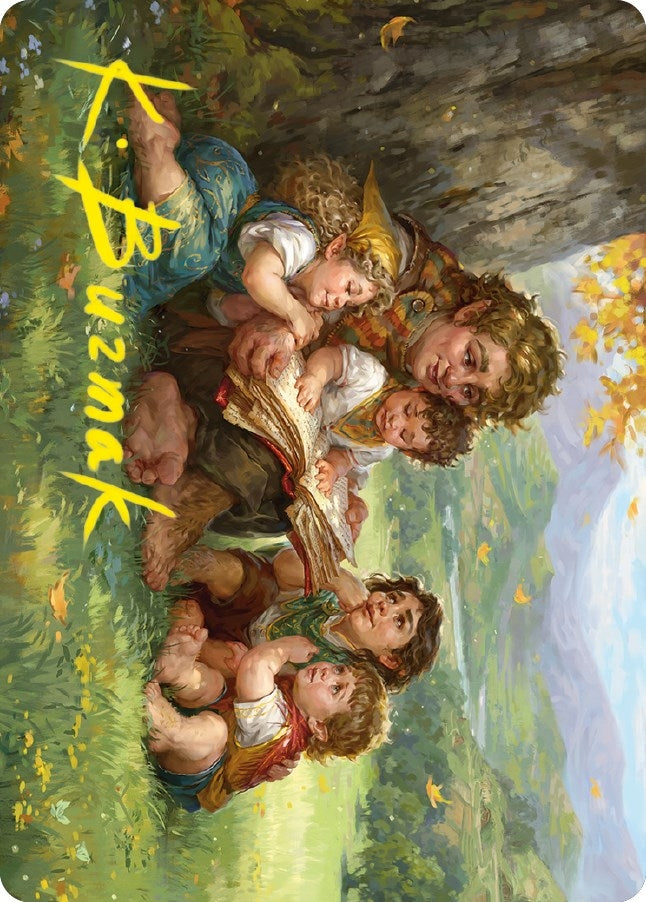 Samwise Gamgee Art Card 19 81 Gold Stamped Signature (19) [ASLTR]