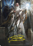 Gandalf the White Art Card Gold Stamped Signature (3) [ASLTR]
