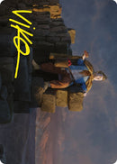 Pippin Warden of Isengard Art Card Gold Stamped Signature (66) [ASLTR]