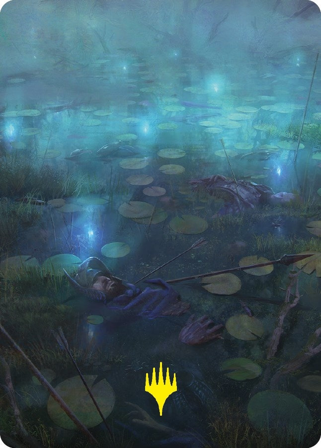 The Dead Marshes Art Card Gold Stamped Signature (79) [ASLTR]