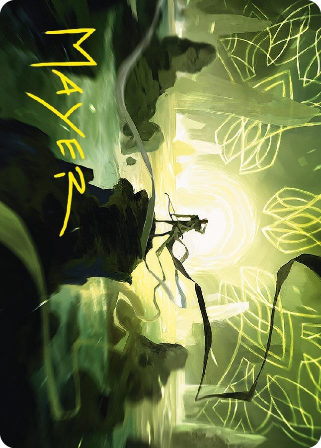 Legolas Master Archer Art Card Gold Stamped Signature (45) [ASLTR]