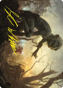 Smeagol Helpful Guide Art Card Gold Stamped Signature (24) [ASLTR]