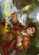 Frodo Baggins Art Card 16 81 Gold Stamped Signature (16) [ASLTR]