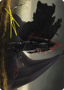 Witch king of Angmar Art Card Gold Stamped Signature (43) [ASLTR]