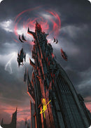 Barad dur Art Card Gold Stamped Signature (54) [ASLTR]