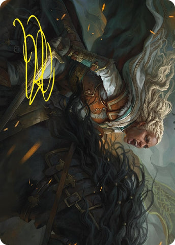 Eowyn Fearless Knight Art Card Gold Stamped Signature (15) [ASLTR]