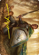 Boromir Warden of the Tower Art Card Gold Stamped Signature (1) [ASLTR]