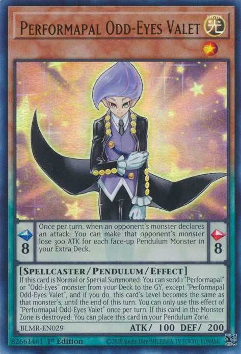Performapal Odd Eyes Valet (BLMR-EN029) [BLMR]