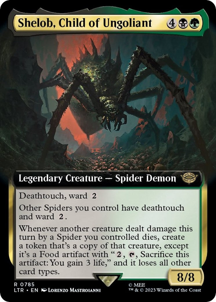 Shelob Child of Ungoliant Extended Art Surge Foil (785) [LTR]