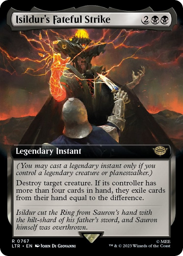Isildurs Fateful Strike Extended Art Surge Foil (767) [LTR]