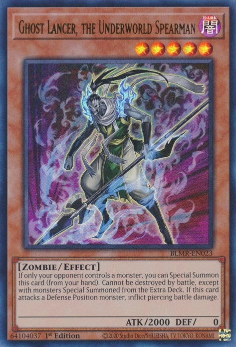 Ghost Lancer the Underworld Spearman (BLMR-EN023) [BLMR]