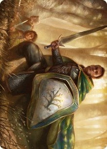 Boromir Warden of the Tower Art Card (1) [ASLTR]