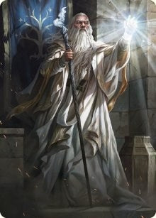 Gandalf the White Art Card (3) [ASLTR]