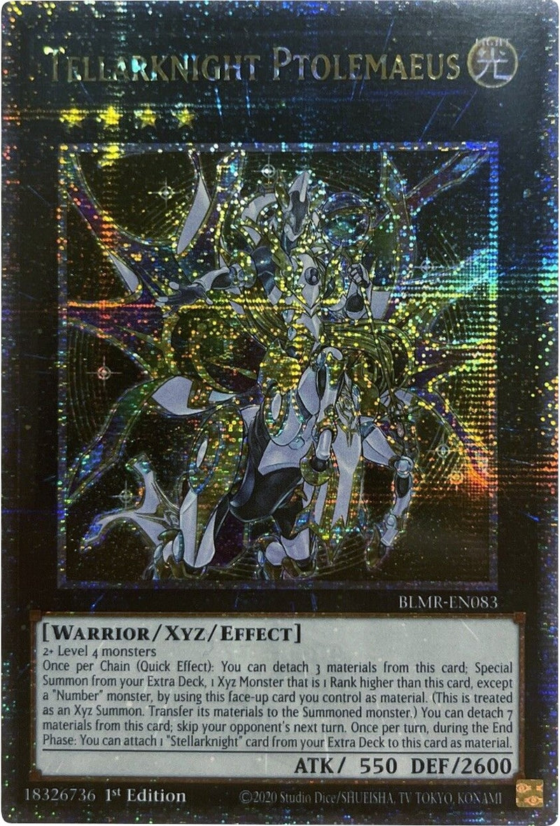 Tellarknight Ptolemaeus Quarter Century Secret Rare (BLMR-EN083) [BLMR]