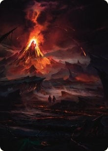 Valley of Gorgoroth Art Card (80) [ASLTR]