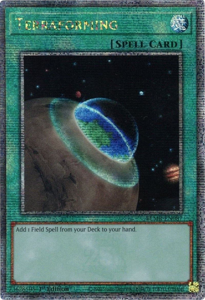 Terraforming Quarter Century Secret Rare (BLMR-EN087) [BLMR]