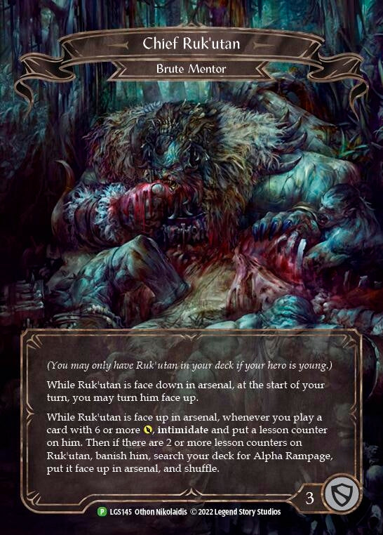 Image for Chief Ruk'utan - LGS145 [Flesh and Blood: Promo Cards]