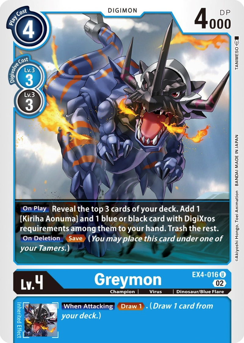 Image for Greymon - EX4-016 [Alternative Being Booster]