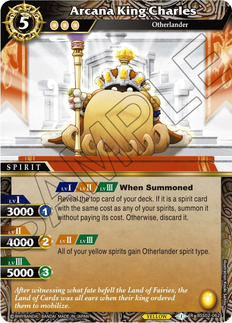 Arcana King Charles (BSS02-062) [BSS02]
