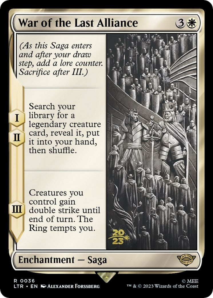 War of the Last Alliance (36) [PRE]