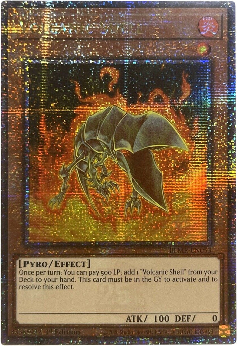 Volcanic Shell Quarter Century Secret Rare (BLMR-EN053) [BLMR]
