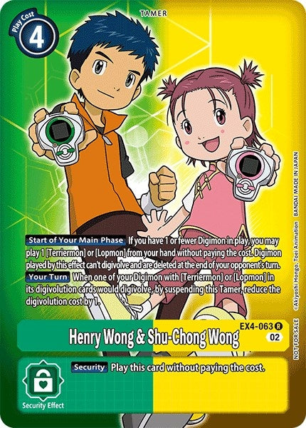 Image for Henry Wong & Shu-Chong Wong (Alternate Art) [Alternative Being Booster]