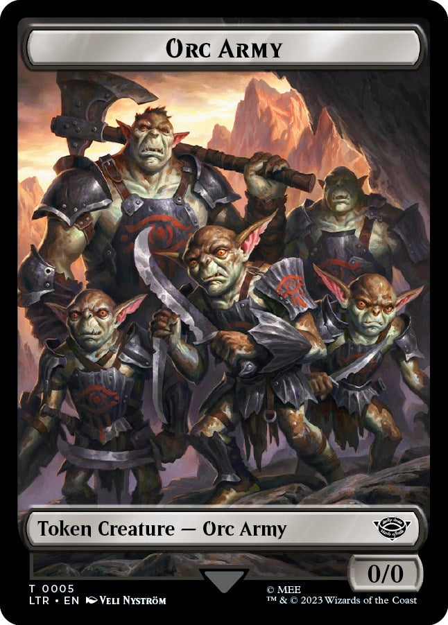 Orc Army 0005 Food 0010 Double Sided Token (5 // 10) [LTR]