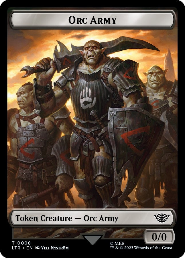Orc Army 0006 Food 0011 Double Sided Token (6 // 11) [LTR]