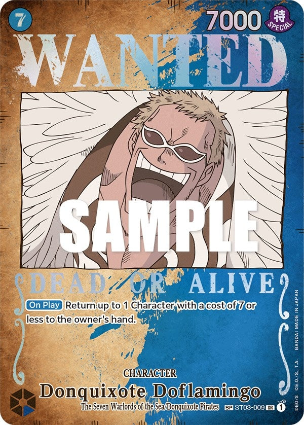 Donquixote Doflamingo Wanted Poster (ST03-009) [OP03]